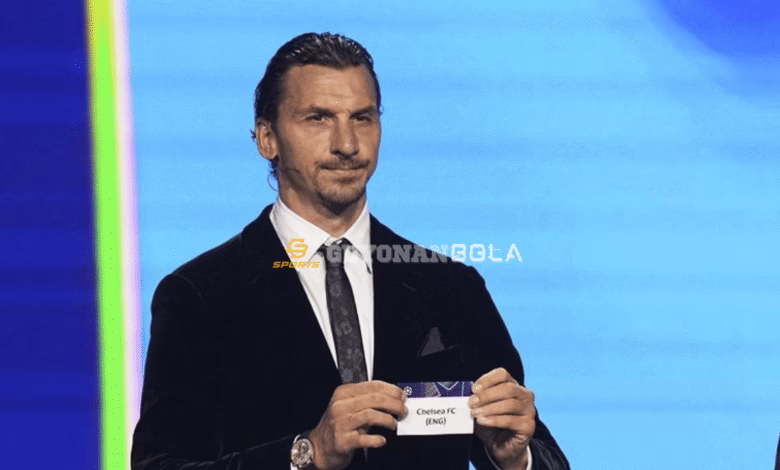 Zlatan Ibrahimovic Saat melakukan Drawing Liga Champions 2025/2026