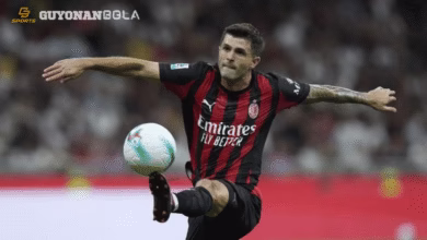 Christian Pulisic di AC Milan Vs Cremonese