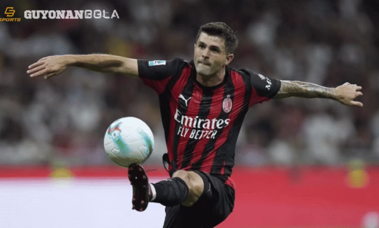 Christian Pulisic di AC Milan Vs Cremonese